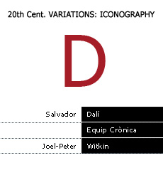 Variaciones s.XX: iconografia