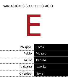 Variaciones s.XX: el espacio