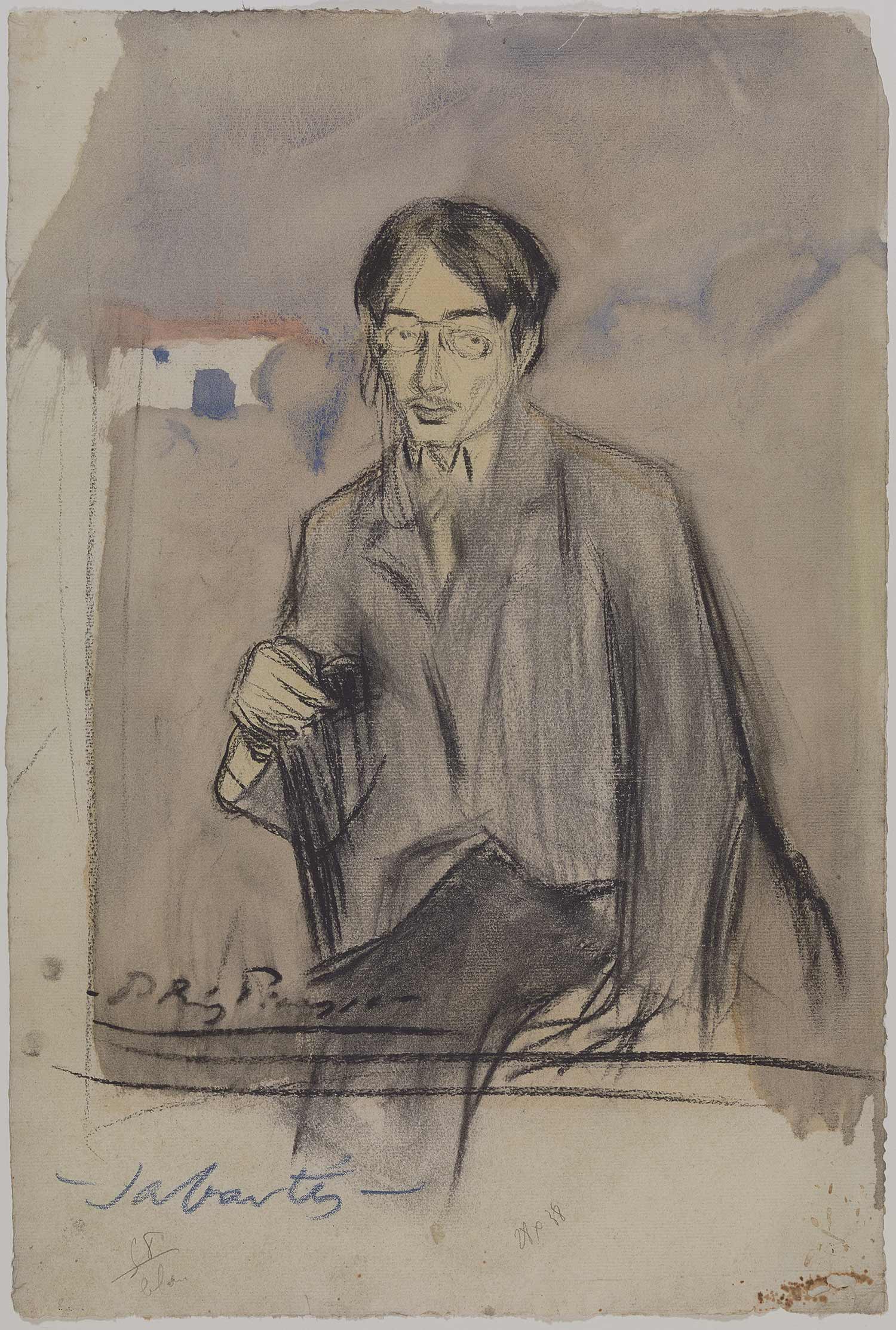 Jaume Sabartés assegut