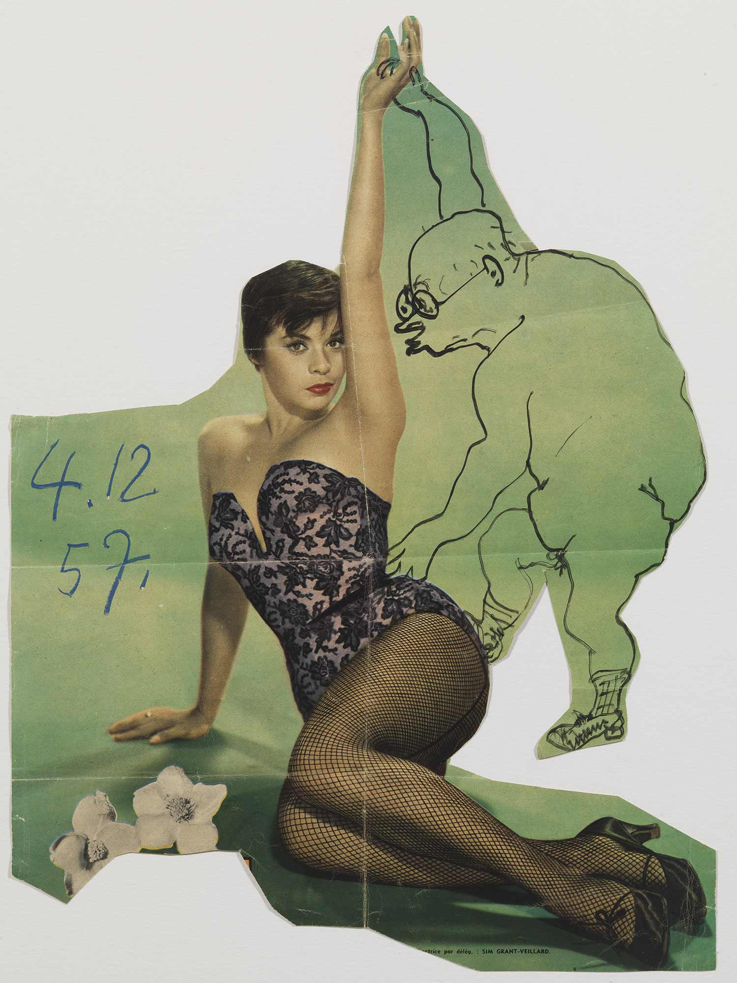 Composició humorística. Jaume Sabartés i Neile Adams