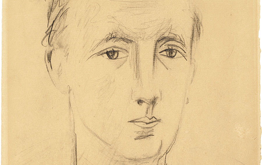 Pablo Picasso. Paul Eluard. Llapis de grafit sobre paper, 1936. Musée d’art et d’histoire Paul Eluard – Saint-Denis. Cliché :Irène Andréani © Successió Pablo Picasso, VEGAP, Madrid 2019