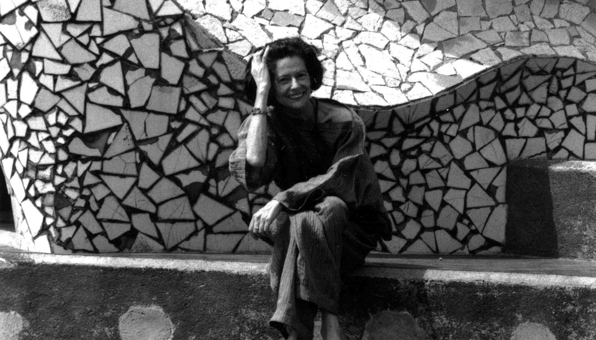 David Leclerc. Brigitte Baer a La Pedrera Barcelona, 1990