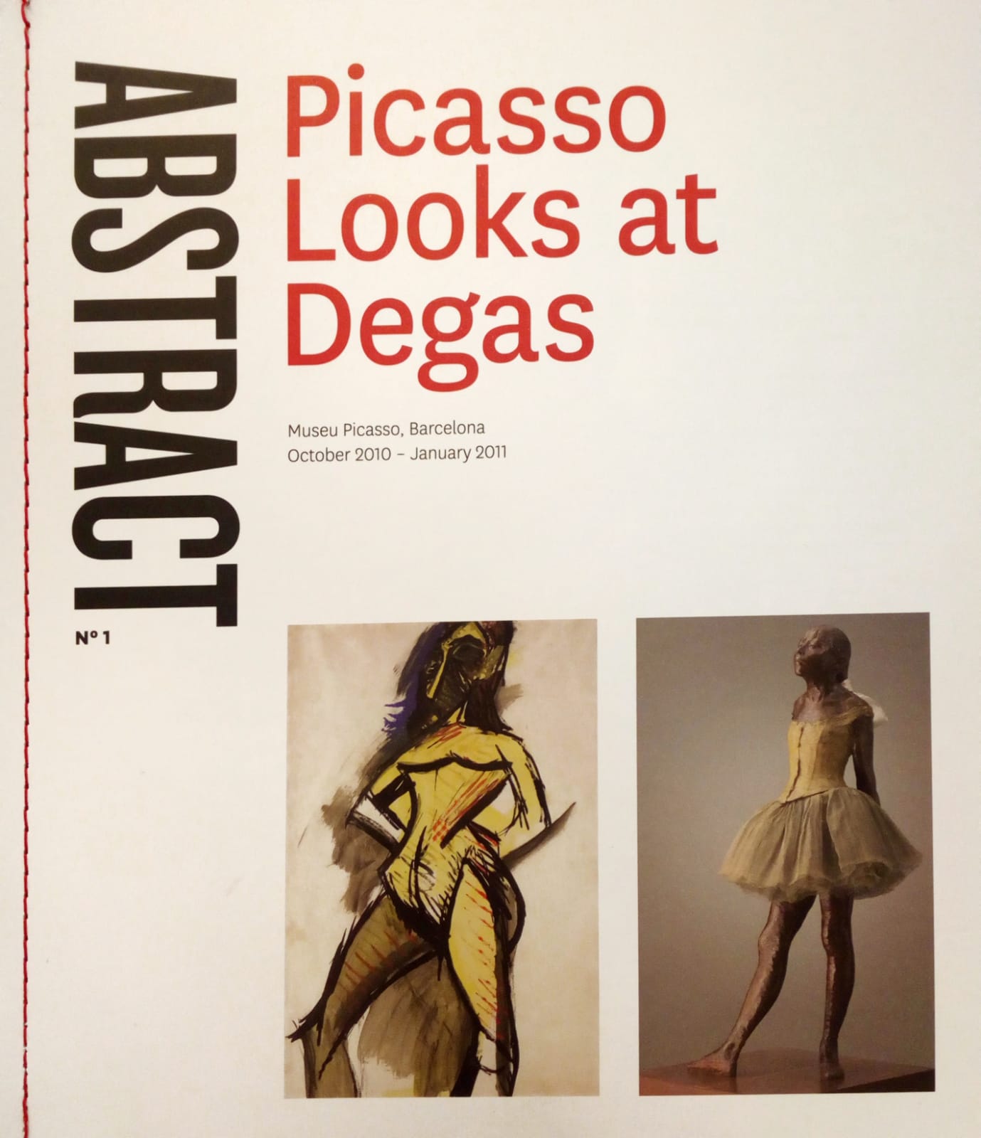 Abstract 1 Picasso Looks at Degas