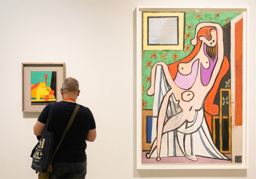 Sales de l'exposició Miró-Picasso