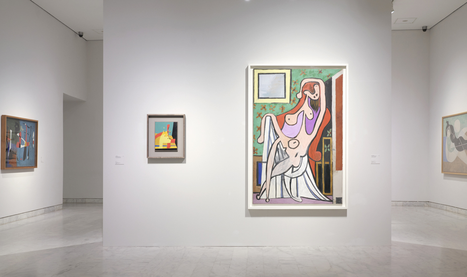 Passejada per a l'exposició Miró-Picasso amb les seves comissàries