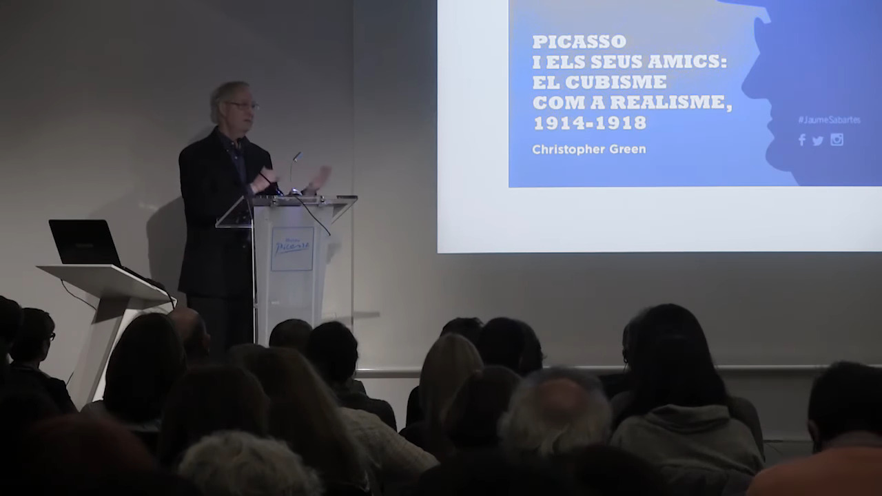 Conferència magistral "Jaume Sabartés" : "Picasso i els seus amics: el cubisme com a realisme, 1914-1918" per Christopher Green