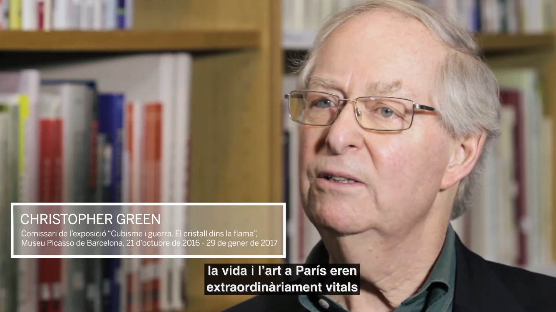 Christopher Green comissari de "Cubisme i guerra. El cristall dins la flama" ens explica l'exposició.