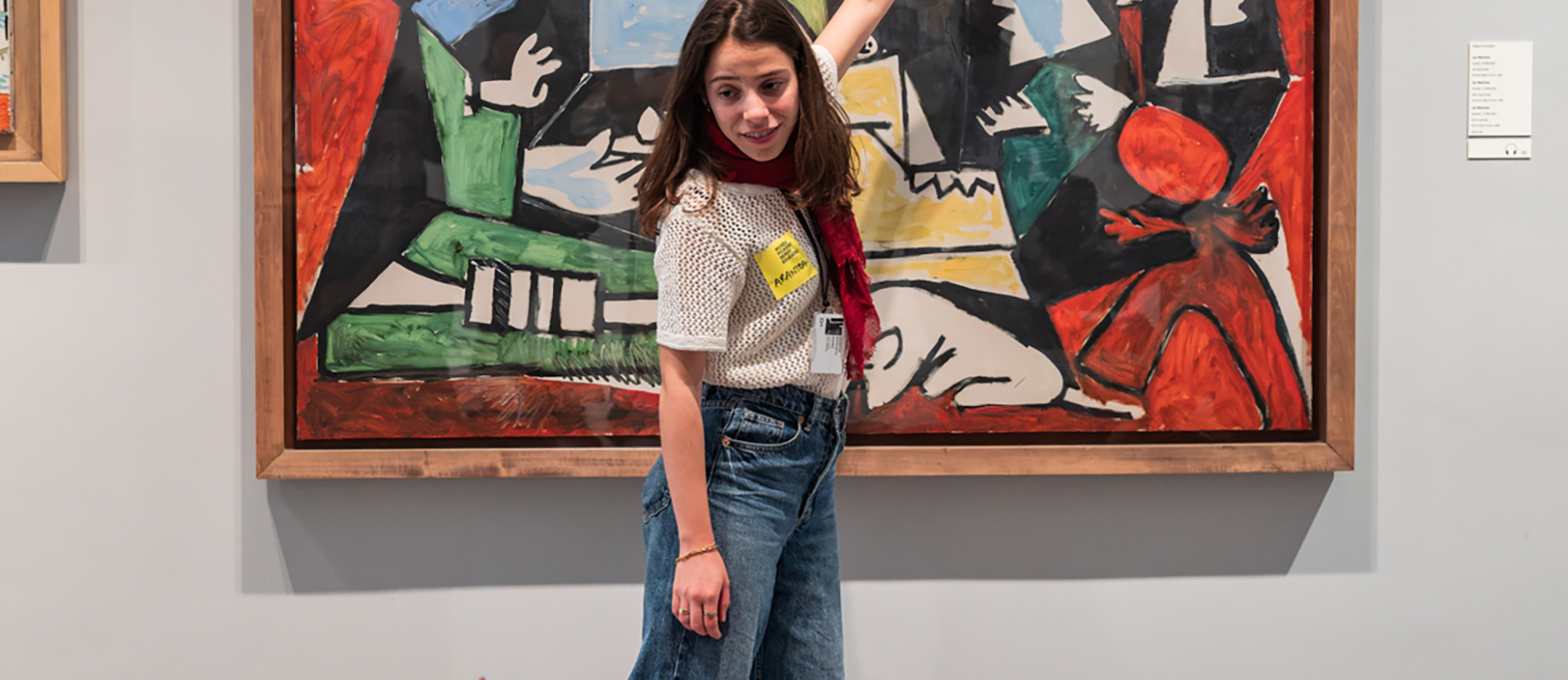 Visita a sales: diàleg davant l'obra