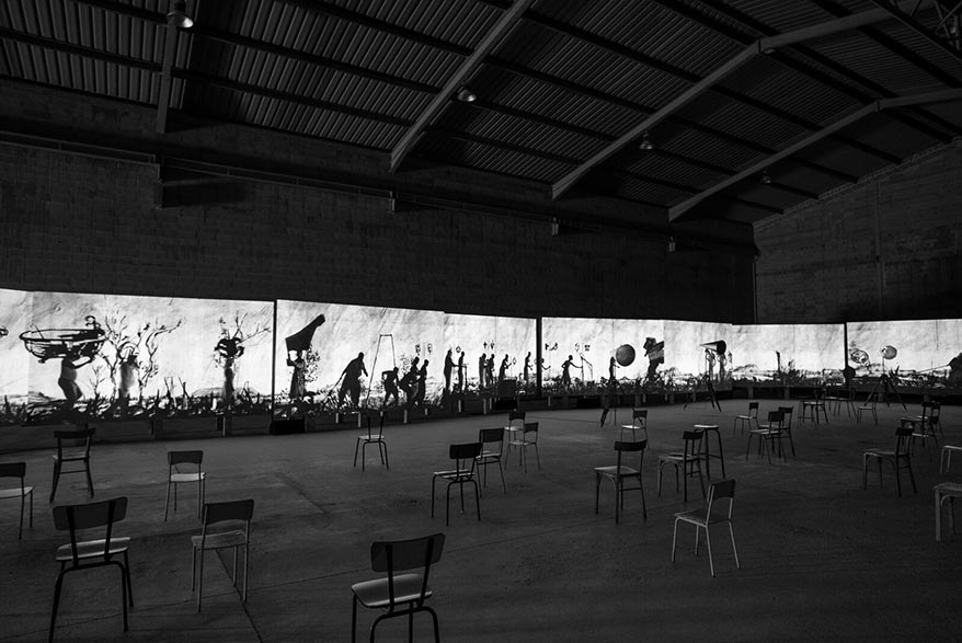 William Kentridge. More Sweetly Play the Dance. 2015