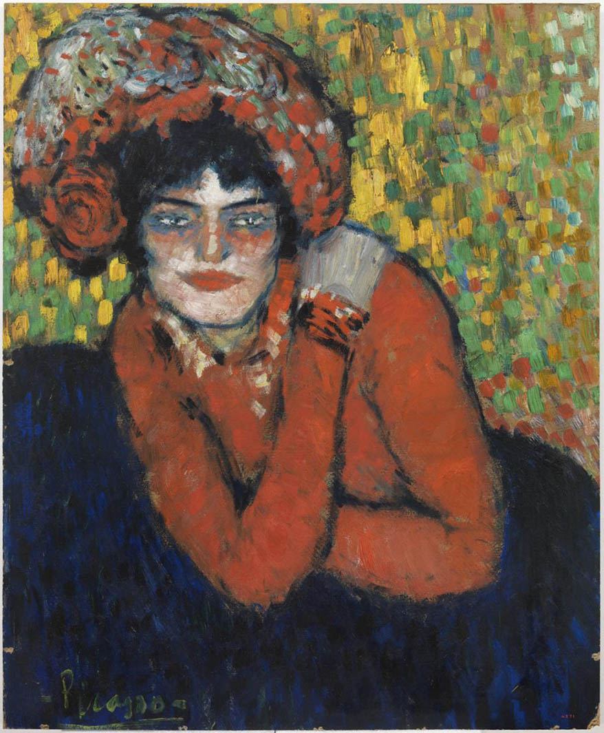Pablo Picasso, L'espera (Margot), 1901. Museu Picasso, Barcelona. MPB 4.271