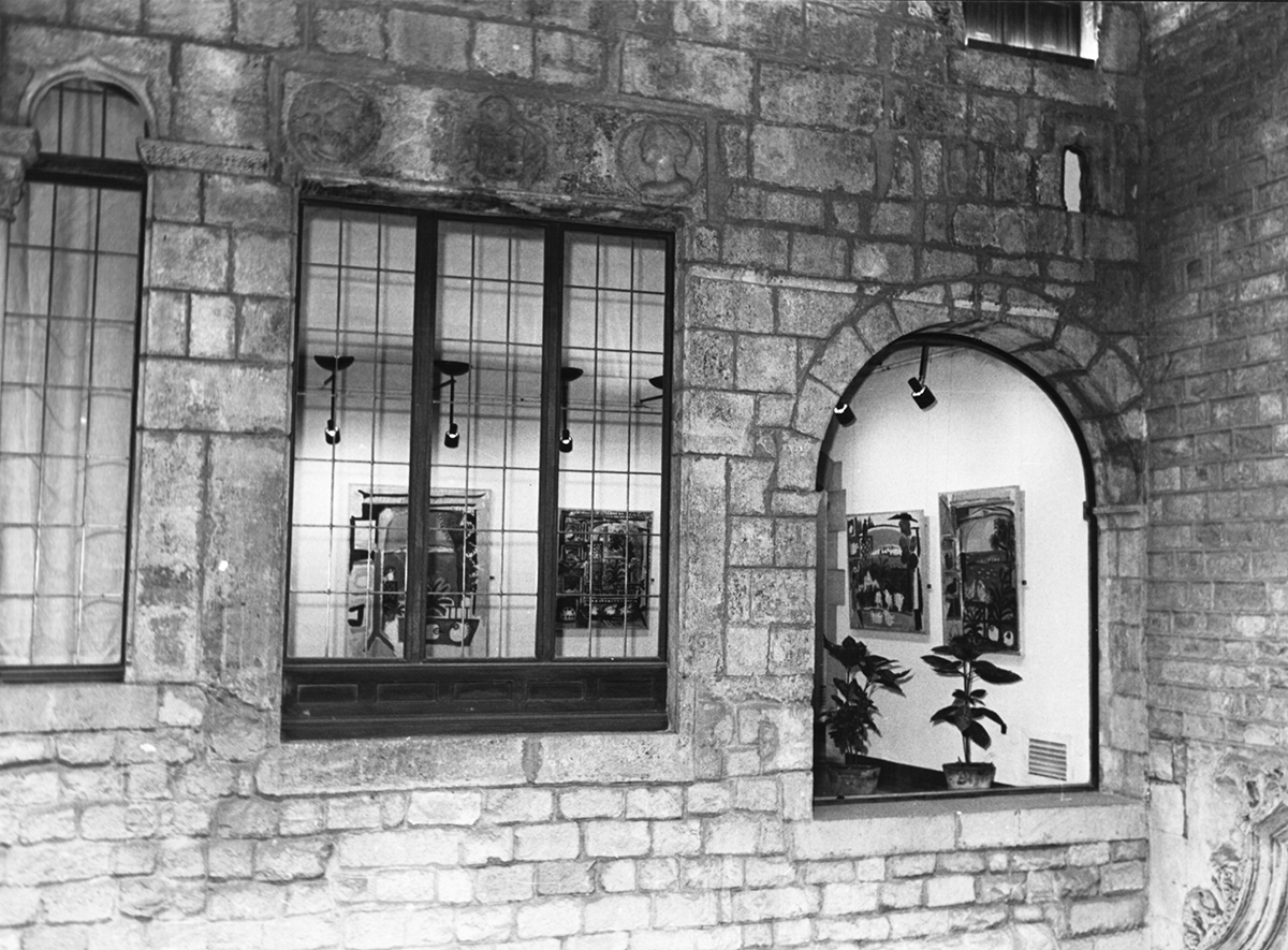 Presentació de la donació de la sèrie "Las Meninas" Barcelona, maig del 1968. Fotografia: Pérez de Rozas. Museu Picasso, Barcelona