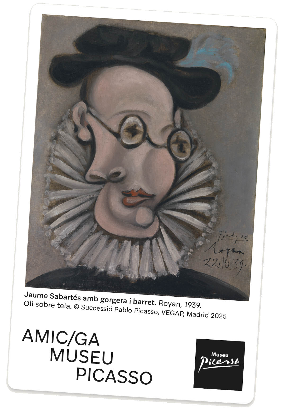 Carnet Amic/ga Museu Picasso