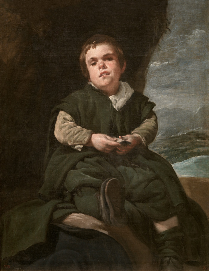 Diego Rodríguez de Silva Velázquez. El Niño de Vallecas. 1634-1645. Oli sobre tela 107 x 83 cm © Col·lecció Museo Nacional de El Prado, Madrid