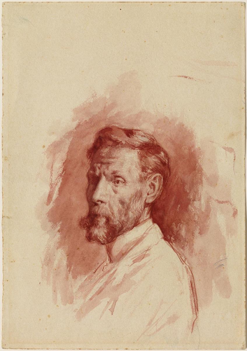 Picasso, Pablo, "El pare de l'artista". Dibuix. Aquarel·la sobre paper. Barcelona, 1896, 25.5 x 17.8 cm. Donació Pablo Picasso, 1970. MPB 110.331