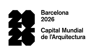 Logo Barcelona 2026 capital Mundial de l'arquitectura
