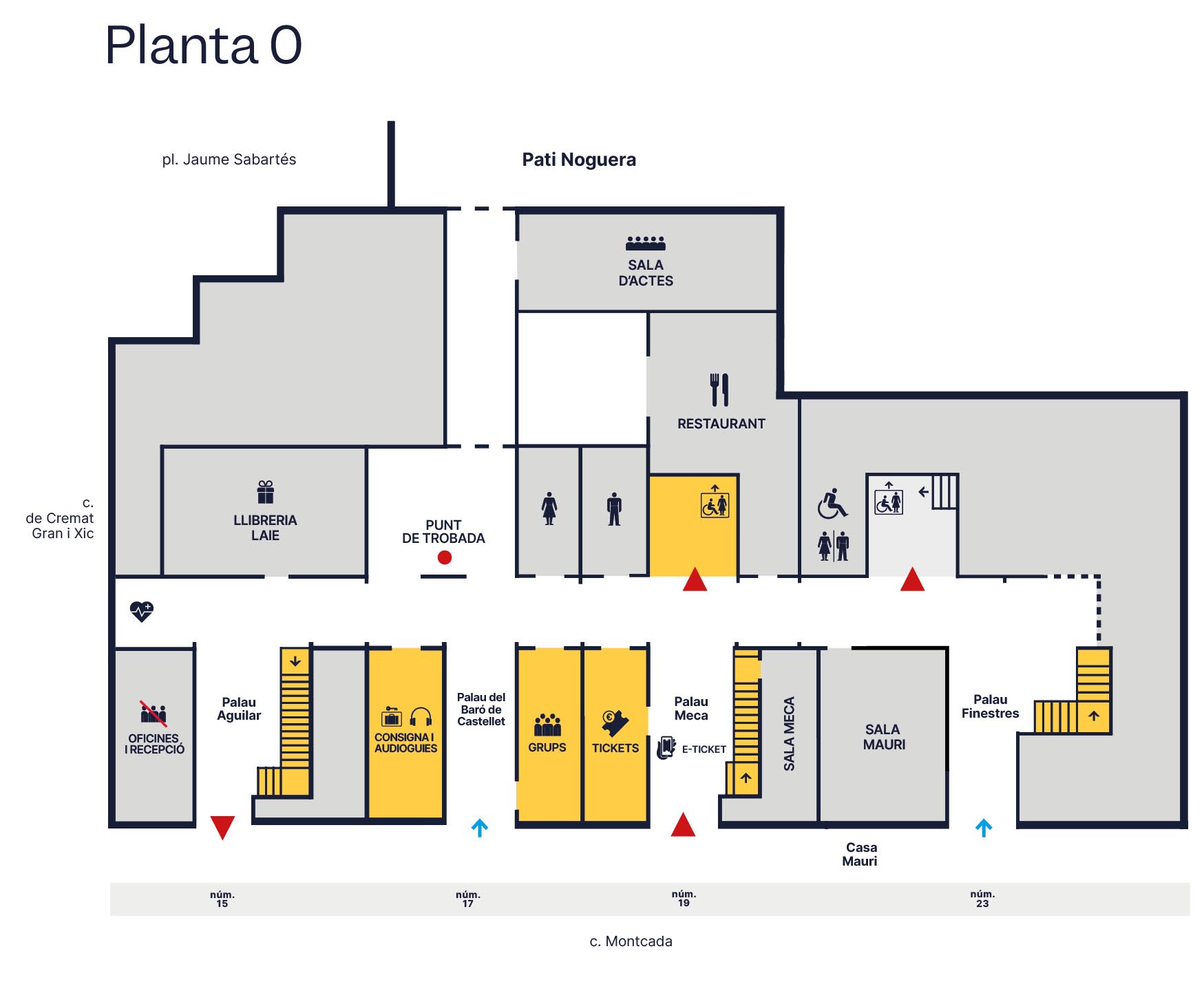 Plànol del Museu planta 0
