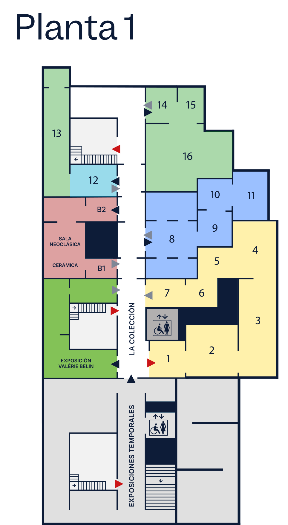 Planta 1 del museo