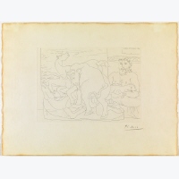 Escultor y su modelo con un conjunto escultórico Escultor y su modelo con un conjunto escultórico