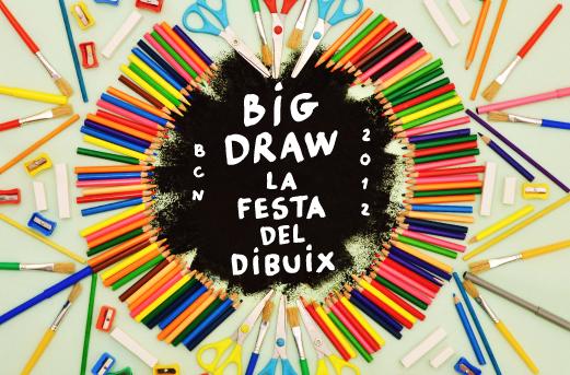 Big Draw 2012 Cartell del Big Draw, la Festa del Dibuix