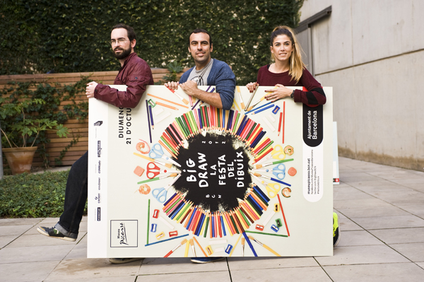 Big Draw 2012 Equip de Cocolia, dissenyadors de la imatge gràfica d’enguany