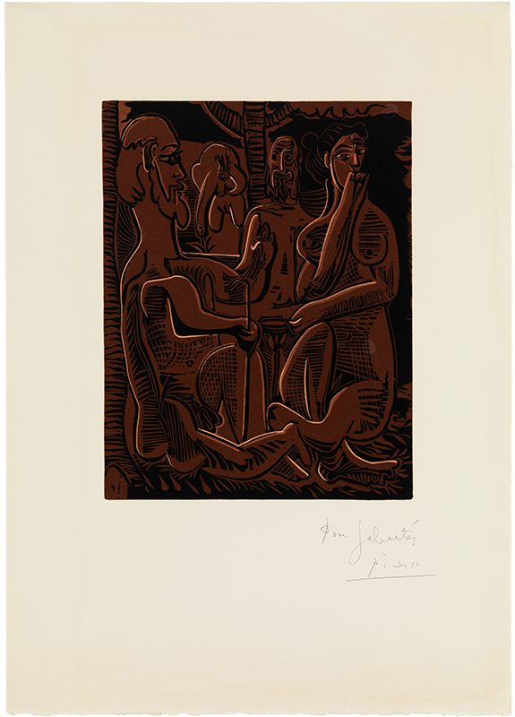 Pequeño Déjeuner sur l'herbe, según Manet