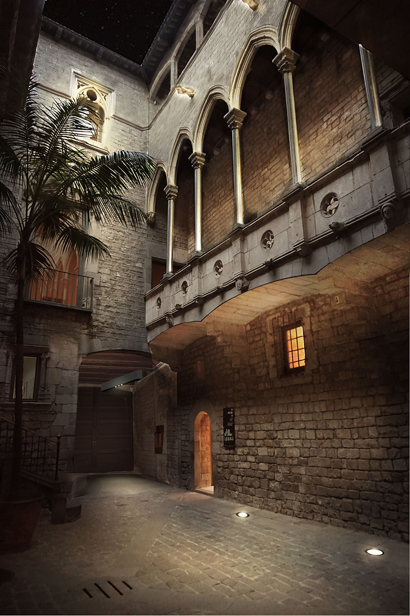 Courtyard of the Aguilar