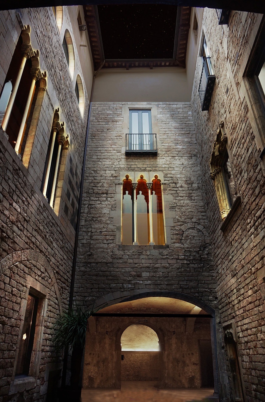 Courtyard of the Baró de Castellet