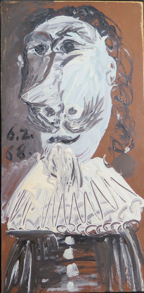 Pablo Picasso, Buste de mousquetaire, 1968. a) Vista general