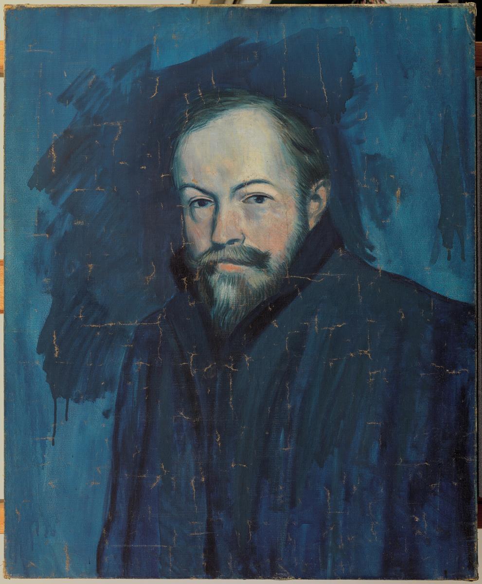 Pablo Picasso. "Sebastià Junyent i Sans". Barcelona, 1903. Oil on canvas. 73.5 x 60 cm.  MPB 110.018. Museu Picasso de Barcelona